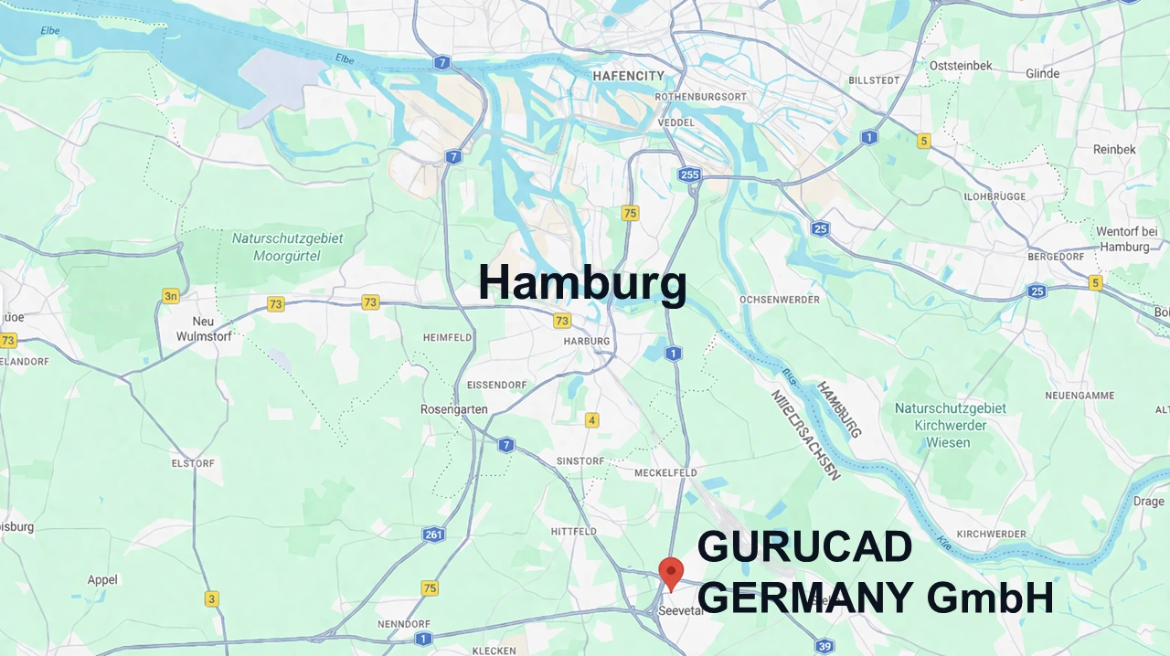 GURUCAD GERMANY GmbH location on map