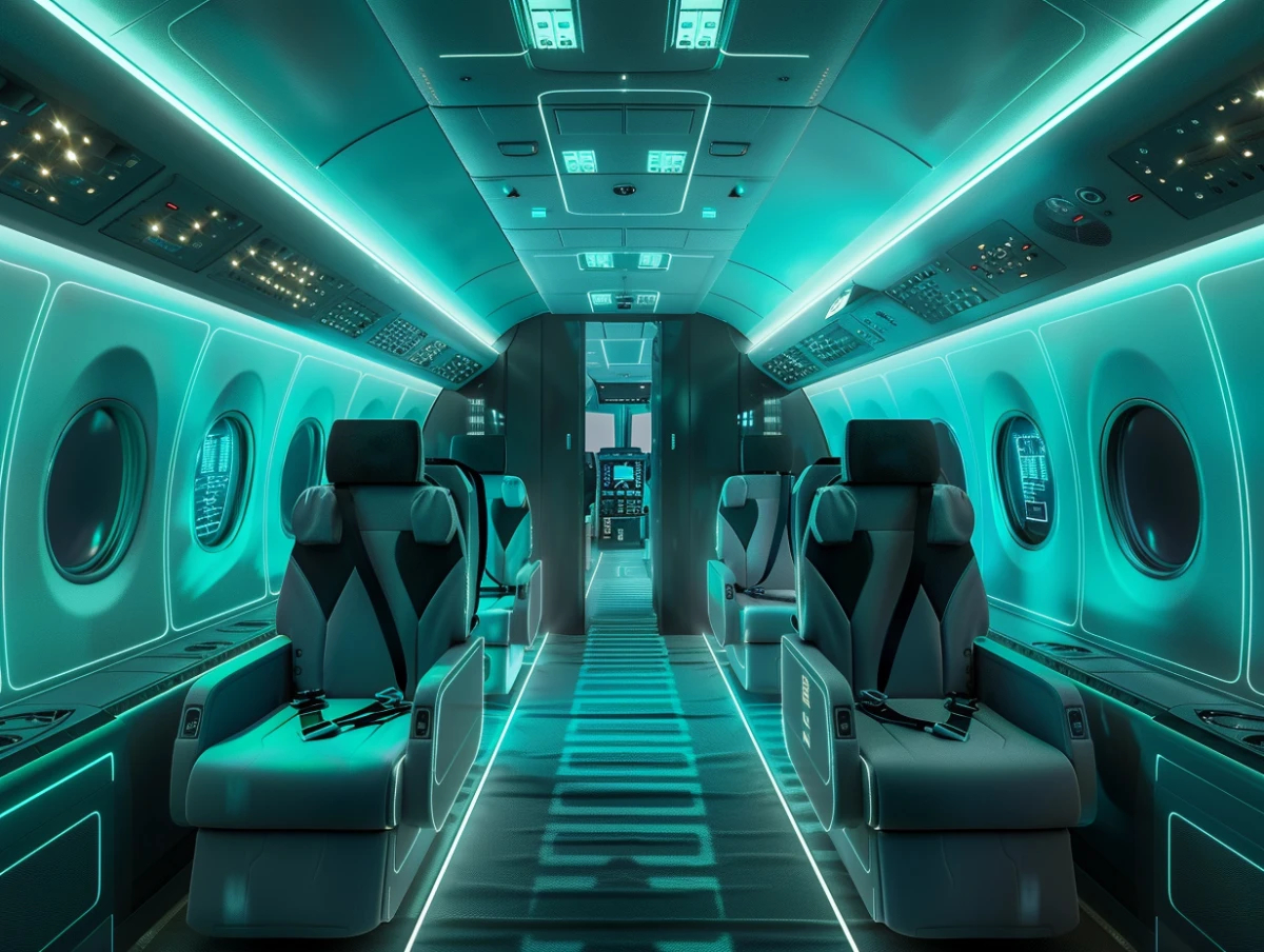VIP aircraft interior visual representing 20 plus years of aircraft interiors experience