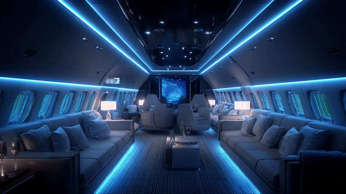 VIP and Head-of-State aircraft cabin interior representing current GURUCAD updates